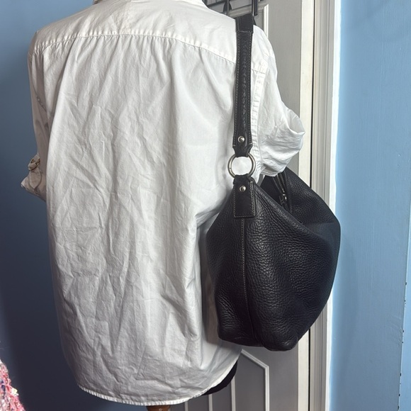 Coach legacy hobo in black leather - Picture 12 of 12